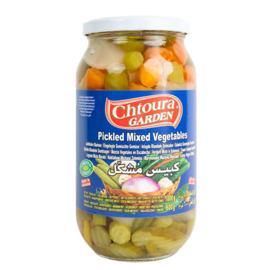 Chtoura Garden Pickled Mix Veg Lebanon 12x1kg Tema Fine Foods