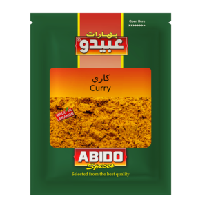 Abido, Curry (Fine), Lebanon, 11x60g (12 per box) (10+1 sachet free, +10g free)